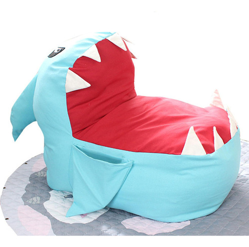 Lindo Sofá For Niños Con Forma De Tiburón, Silla Con