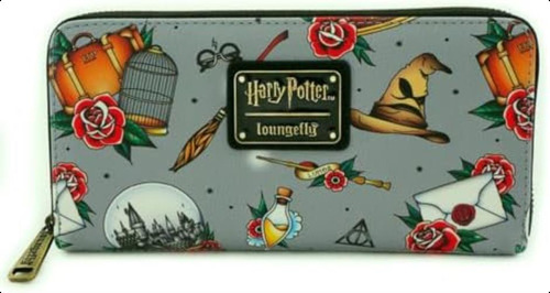 Cartera Loungefly Con Estampado Tatuajes Y Reliquias Harry