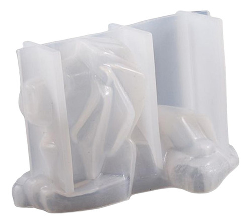 León Estatua Silicona Molde Diy Arcilla Epoxi Llavero