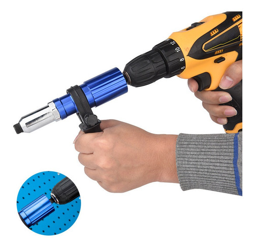 Remachadora Adaptador Para Taladro Inalambrico Electrico
