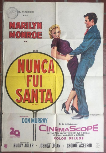 Afiche Original -nunca Fui Santa- Marilyn Monroe