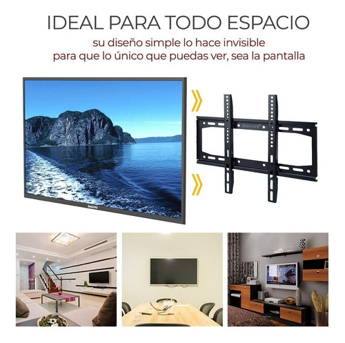 Soporte Tv Monitor Pantalla Vesa 26-65 Pulgadas Ajustable