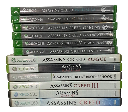 Coleção Completa Jogos Assassins Creed Xbox One (Recondicionado)