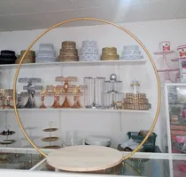 Comprar Aro De Metal Pata Tortas Con Base Para Tortas