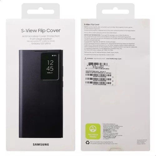 Funda Samsung S22 Ultra Original Smart View Cover 