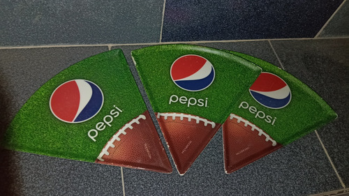 Pepsi Platos Para Pizza Promocionales De Football Americano 