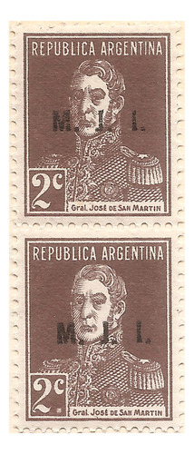 Argentina Ser Oficial 208/a Gj 410/a Con Y Sin Punto Mint 