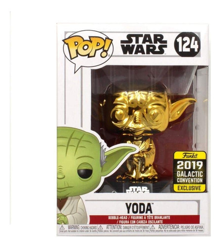 Estallido! Funko Gold Yoda Galactic Convention Exclusive 124