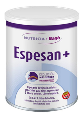 Imagen 1 de 1 de Espesan + Nutricia Bagó Lata X 300 Gr
