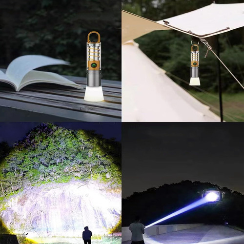 Linterna Led Recargable 30000 Lúmenes Usb C Ews