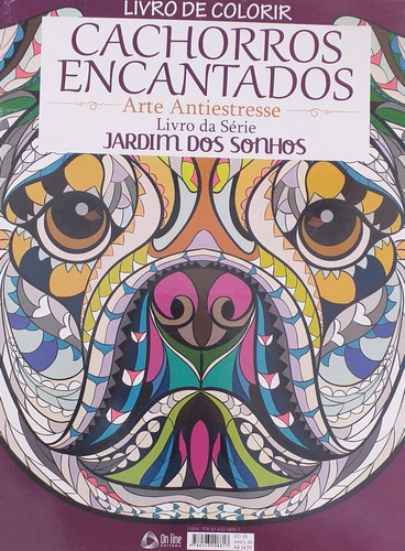 Livro De Colorir Cachorros Encantados ( Jardim Dos Sonhos)