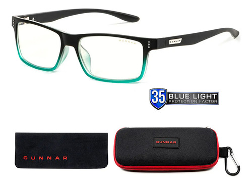 Bundle Lentes Gamer Gunnar Cruz Onyx/teal Clear Natural