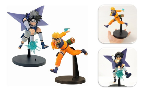Figura Muñeco Naruto Sasuke Pack Set Juguete Coleccion Anime