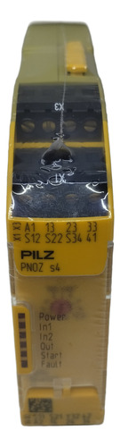 Safety Relay Pnoz S4 24vdc 3 N/o 1 N/c Pilz 750104 (Usado)