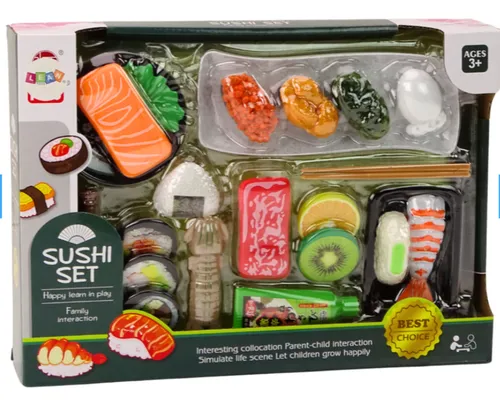 Set Juego De Sushi Comida Japonesa Cocina