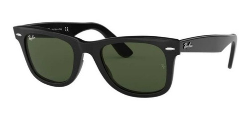 Ray Ban Lentes Wayfarer Classic 2140 901 Negro Brillo/verde