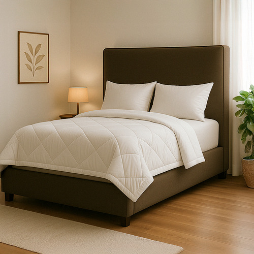 Plumón Edredón Nórdico King 250x230 100% Algodón Blanco Guiza
