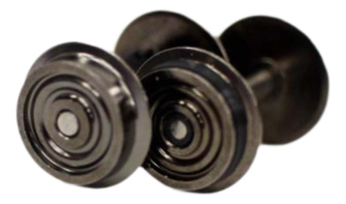 2 Peças De Rodas De Metal Profissional Dc Roda Conjunto