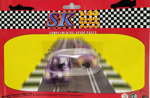 Imagen 2 de 5 de Set Porta Guia Y Resorte P/auto Rally-tc 1/32 Sk 97019