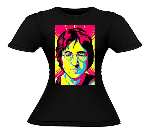Polera Mujer Algodón John Lennon The Beatles Rock