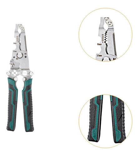Alicates Pelacables Plegables, De Cables, Herramienta Verde