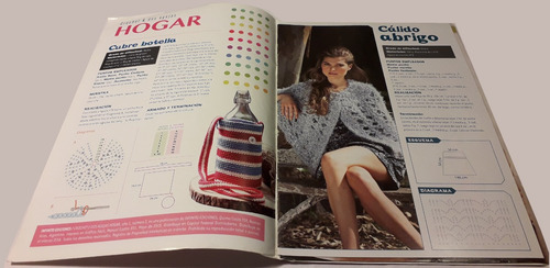 Revista De Tejidos Crochet & Dos Agujas - Hogar Liquido (Usado)