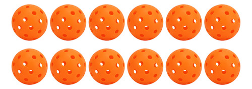 Juego De Pickleball De 74 Mm, 12 Unidades, 40 Agujeros, Plás