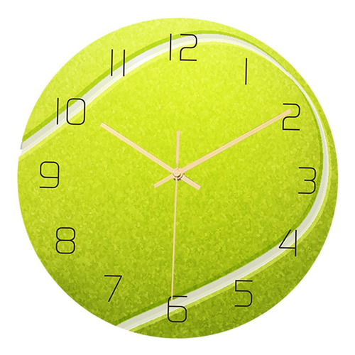 Reloj De Pared Con Bola Deportiva, Relojes Colgantes Tenis