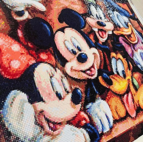 Pintura Com Diamantes- Diy 5d Strass- Princesa Jasmine-30x40