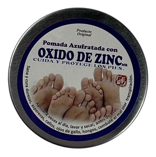  Oxido De Zinc   Ungüento Frotacion En Lata (pack 5 )