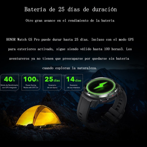 Imagen 5 de 8 de Reloj Honor Watch Gs Pro Spo2 Gps Con Ruta De Regreso