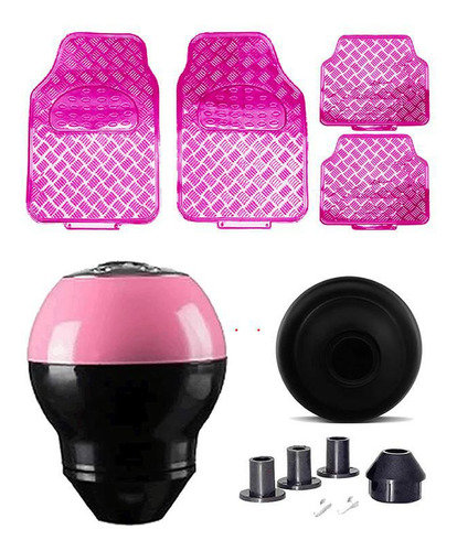Alfombra de baile Gm Corsa Pick-up, rosa brillante y negro