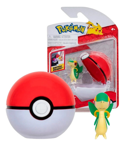 Pokemon Clip Snivy Con Pokebola