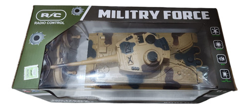 Tanque Militar A Radio Control Con Sonido A Pilas Diversion