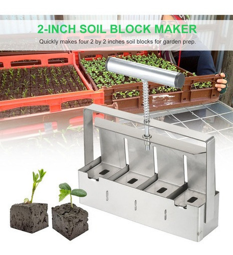 Imagen 2 de 6 de Bloqueo De Suelos Blocker De 2 Pulgadas Soil Block Fabricant