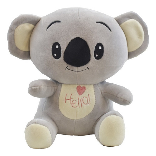 Peluche Koala Hello 25 Cm Color Gris