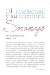 Intelectual Y Su Memoria Saramago - Saramago,jose