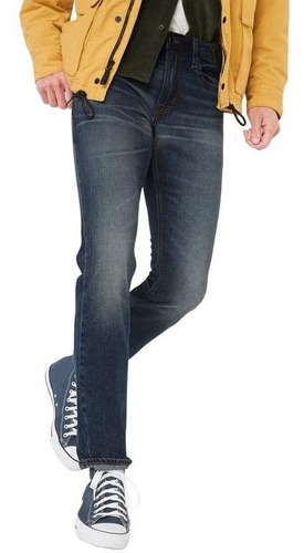 Jeans Masculino Old Navy Slim Rigid Non-stretch Azul