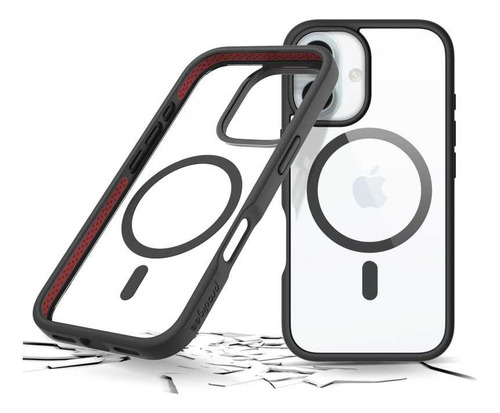 . Funda Prodigee Magneteek Para iPhone 16 Plus Negra