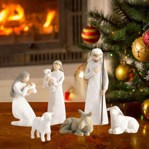 Decoraciones Navideñas De Jesu Adornos De Nacimiento En Form