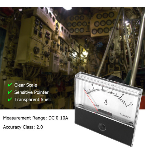 Medidor Del Panel Analógico De Corriente Amperímetro Clase 2