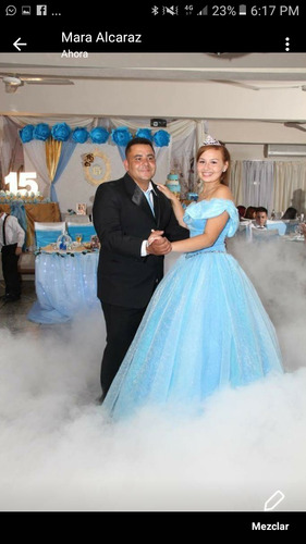 Vestido De 15 Cenicienta Alquiló...!!!