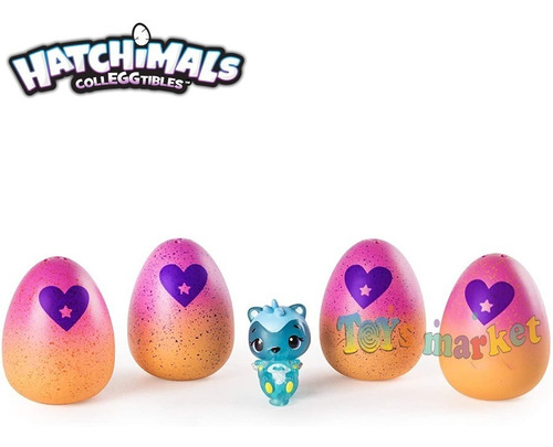 Hatchimals Pack 4 Huevos + Sorpresa Original Spin Master
