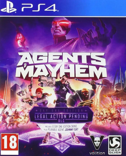 Agent Of Mayhem Juego Ps4 Fisico Ps4 Original Sellado