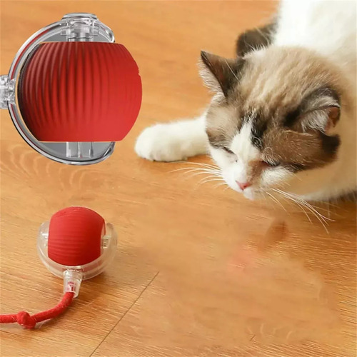 Pelota Automática Para Burlarse De Gatos, Resistente A Las M
