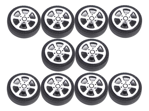 10 Peças 30mm 5 Aro De Roda De Carro Rc Para Peças De