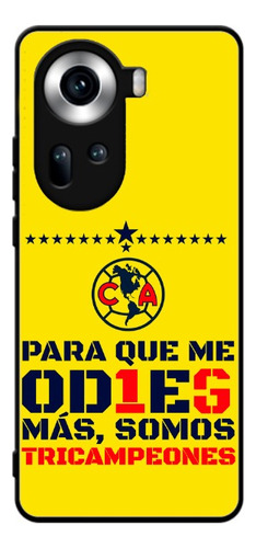 Funda America Fc Campeon Liga Mx Tricampeon #9 Para Oppo