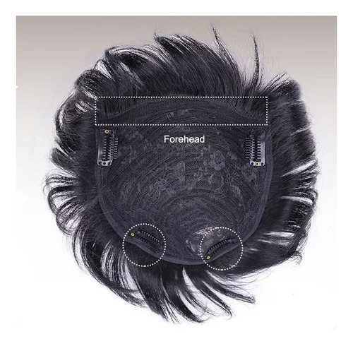 Men Pelucas De Pelo Corto Peluquin System De Reemplazo