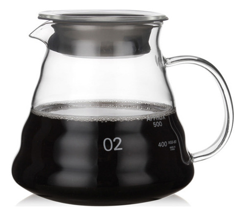 Servidor De Café De Vidrio, Olla De Vidrio Para Compartir Ca