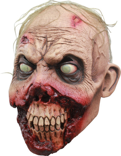 Máscara Látex Zombie Rotten Gums Terror Halloween Ghoulish Color Beige
